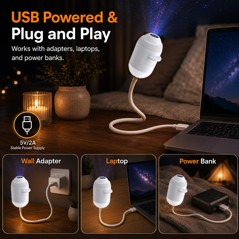 Planetarium Projector Home - Dynamic Night Light Projector Starry Sky