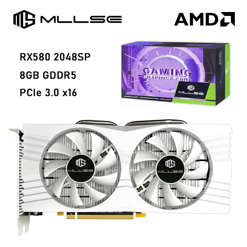 MLLSE AMD Radeon RX 580 8GB Gr - Science And Invention recension och pris