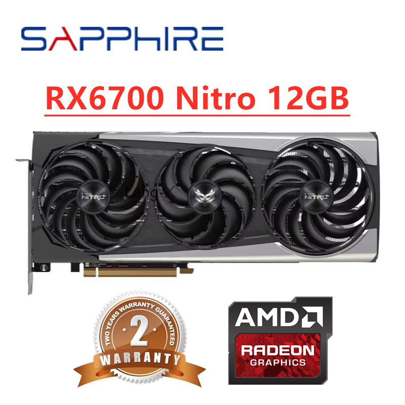 GPU Sapphire RX 6700 XT 6700XT - Science And Invention recension och pris