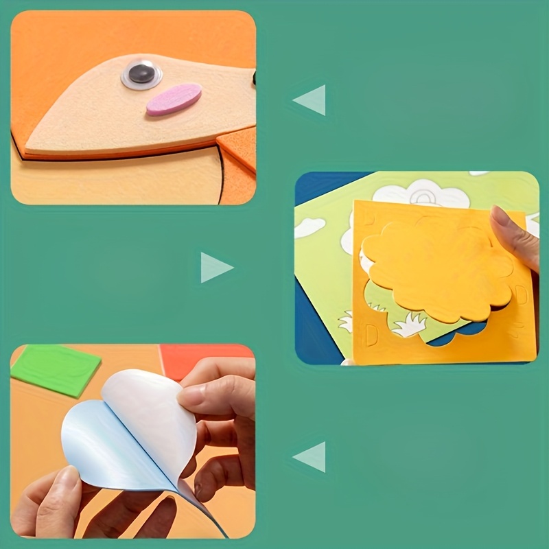 3D Stickers for Kids, Disposab - Science Toys Diy recension och pris