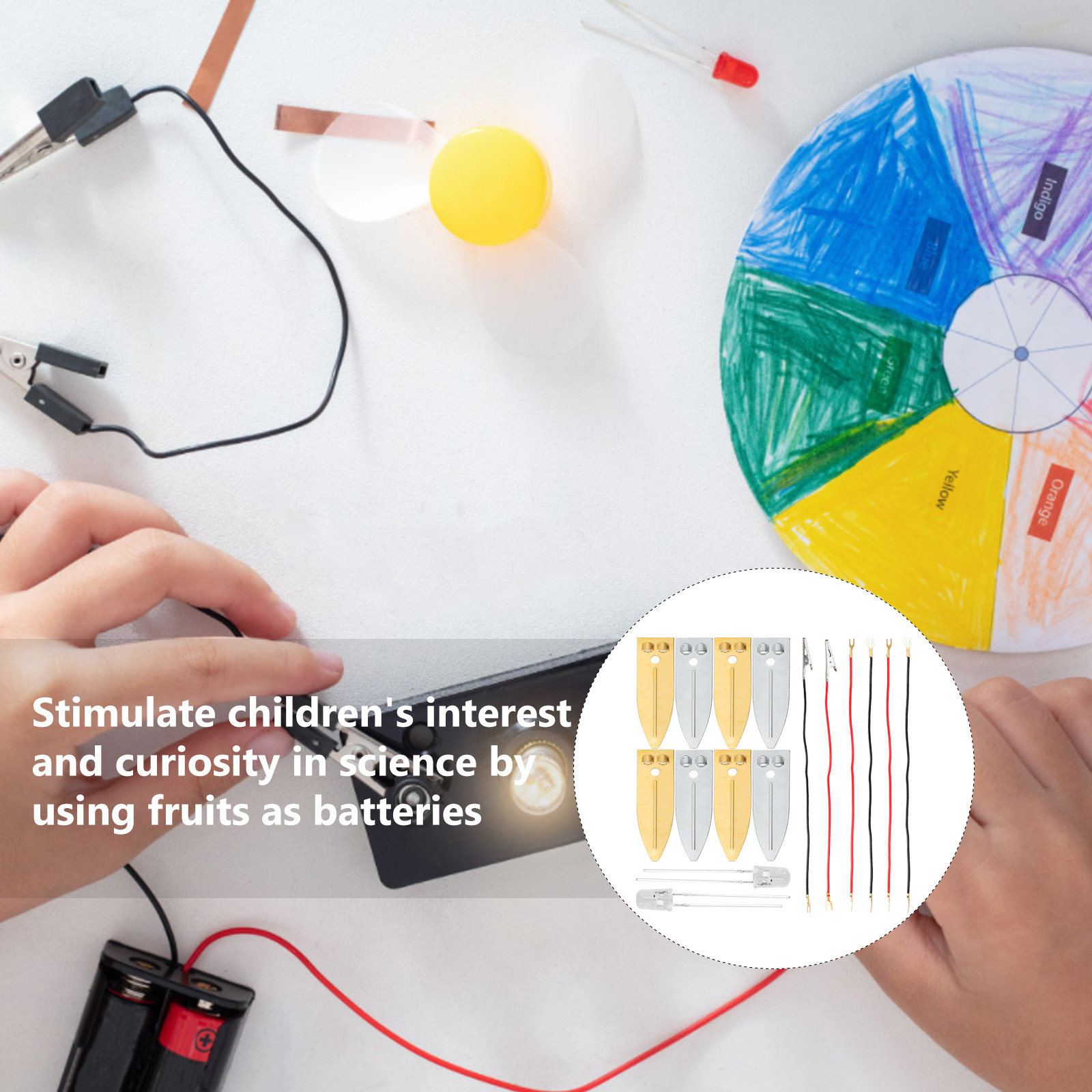 1Set Potato Battery Science Ki - Science Experiment recension och pris