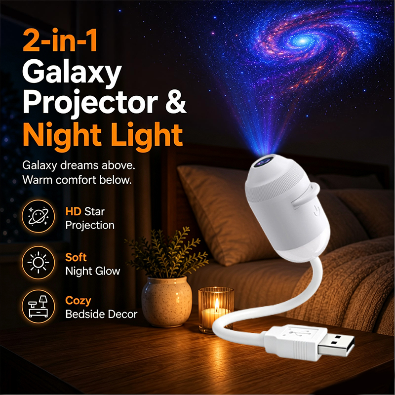 Dynamic Night Light Projector  - Planetarium Projector Home recension och pris